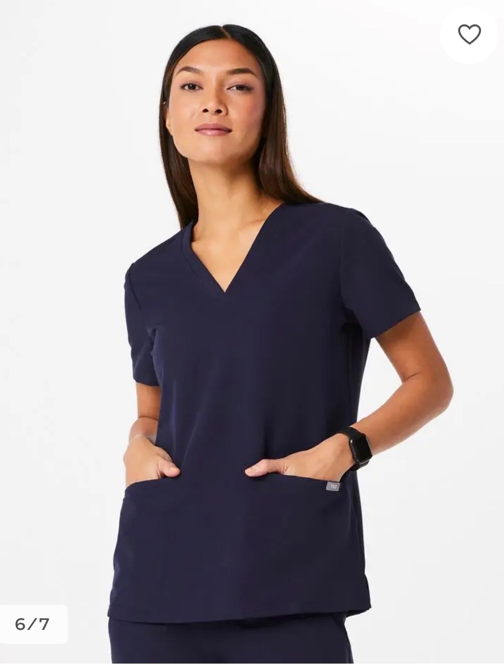 Figs Casma Scrub Top
